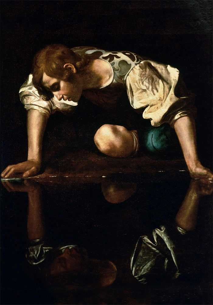 Πινακας σε καμβά CARAVAGGIO - NARCISSUS