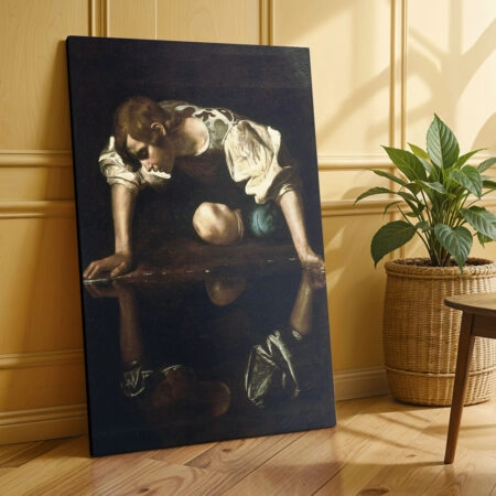 Πινακας σε καμβά CARAVAGGIO - NARCISSUS