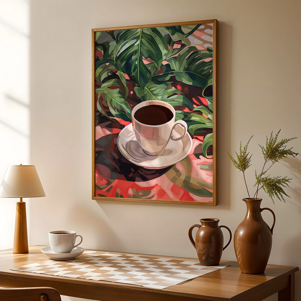 Πόστερ COFFEE AND PLANTS