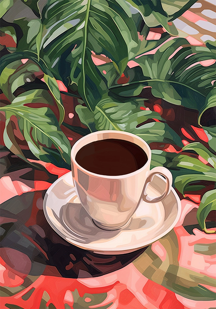 Πόστερ COFFEE AND PLANTS