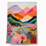 Πόστερ COLORFUL ABSTRACT MOUNTAIN
