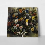 Πίνακας σε καμβά DELACROIX - BOUQUET OF FLOWERS