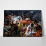 Πινακας σε καμβά DELACROIX - DEATH OF SARDANAPALUS