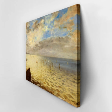 Πινακας σε καμβά DELACROIX - LA MER VUE DES HAUTEURS DE DIEPPE - Eugene Delacroix Sticky 3