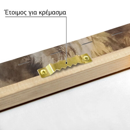 Πίνακας Τετράγωνος DELACROIX - TETE DE LION RUGISSANT - Eugene Delacroix Sticky 5