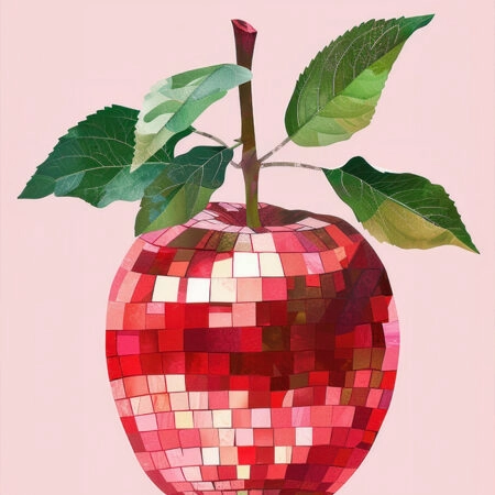 Πόστερ DISCOBALL APPLE - Abstract - Αφηρημένα Sticky 2