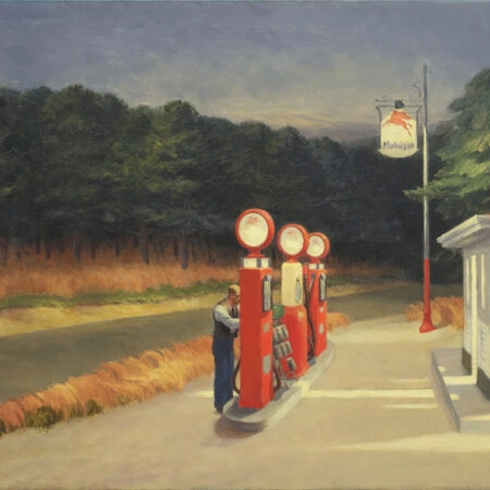 Πινακας σε καμβά EDWARD HOPPER GAS 1940 - Edward Hopper Sticky 6