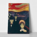 Πινακας σε καμβά EDVARD MUNCH - ANXIETY