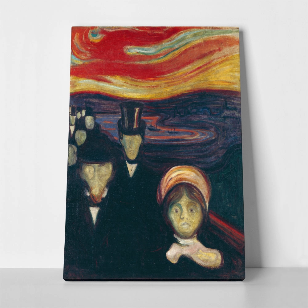 Πινακας σε καμβά EDVARD MUNCH - ANXIETY