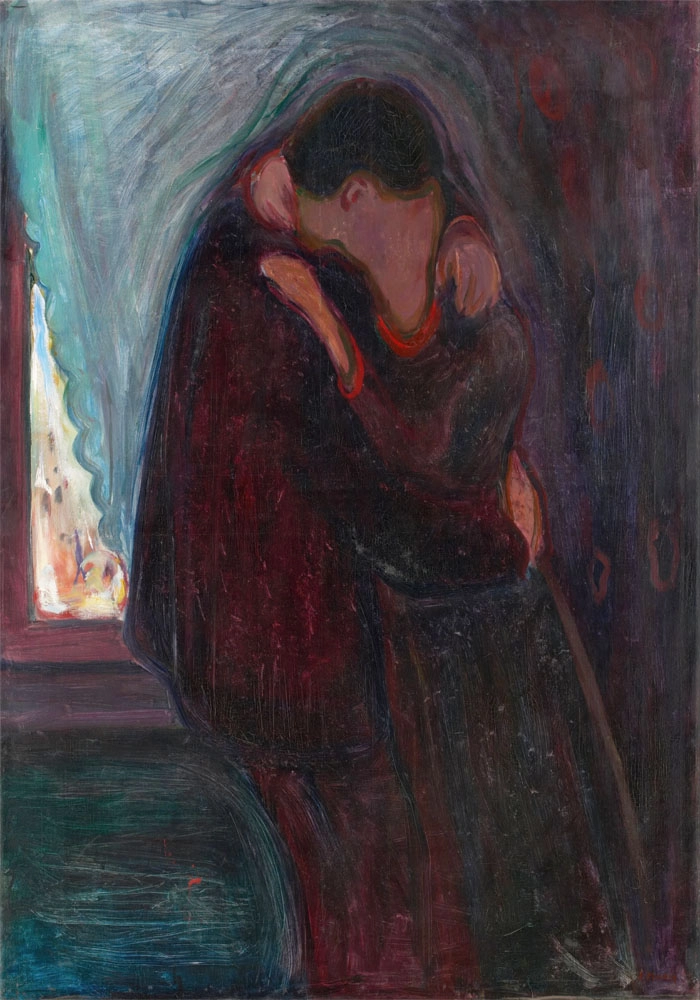 Πινακας σε καμβά EDVARD MUNCH - THE KISS