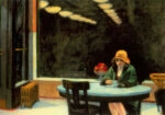 Πινακας σε καμβά EDWARD HOPPER - AUTOMAT