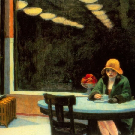 Πινακας σε καμβά EDWARD HOPPER - AUTOMAT - Edward Hopper Sticky 6