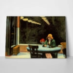 Πινακας σε καμβά EDWARD HOPPER - AUTOMAT