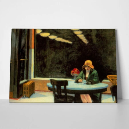 Πινακας σε καμβά EDWARD HOPPER - AUTOMAT - Edward Hopper Sticky 1