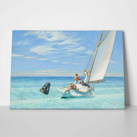Πινακας σε καμβά EDWARD HOPPER - GROUND SWELL - Edward Hopper Sticky 1