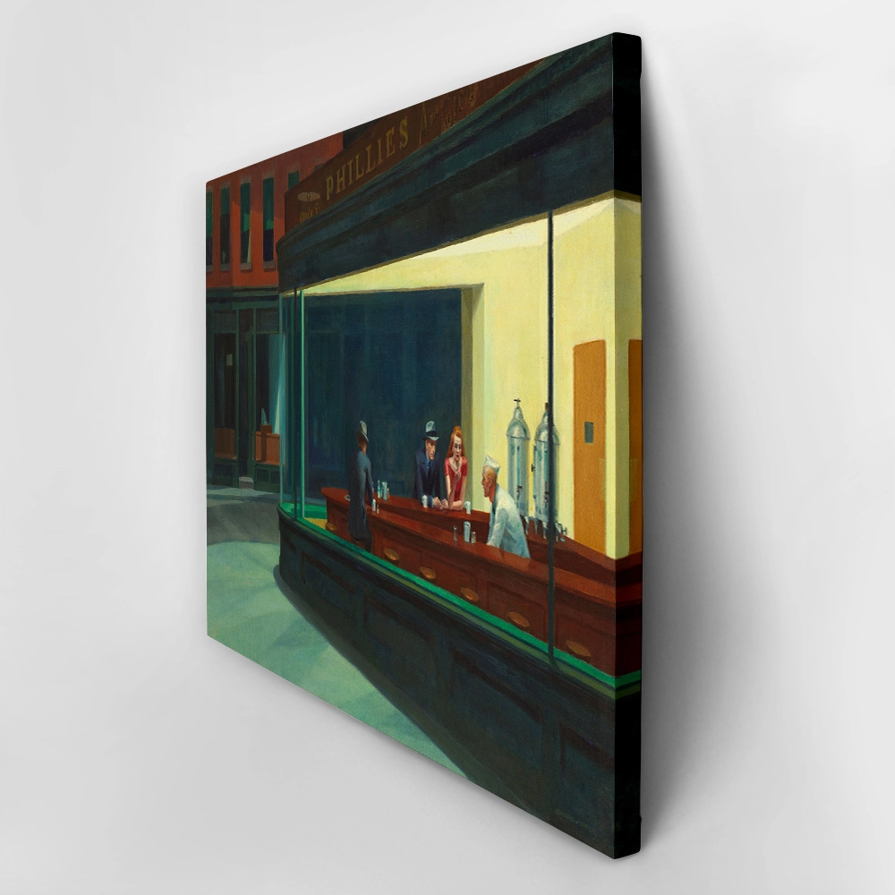 Πινακας σε καμβά EDWARD HOPPER - NIGHTHAWKS