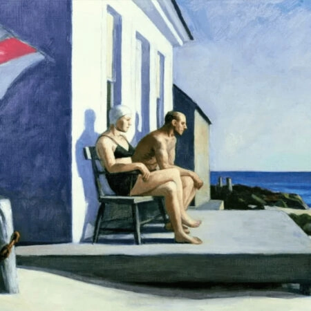 Πινακας σε καμβά EDWARD HOPPER - SEA WATCHERS - Edward Hopper Sticky 6