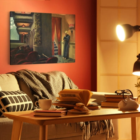 Πινακας σε καμβά EDWARD HOPPER - NEW YORK MOVIE