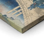 Πινακας σε καμβά HOKUSAI - JAPAN RICE FIELDS AND WORKERS