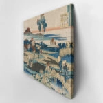 Πινακας σε καμβά HOKUSAI - JAPAN RICE FIELDS AND WORKERS