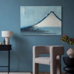 Πινακας σε καμβά HOKUSAI - THE BLUE FUJI
