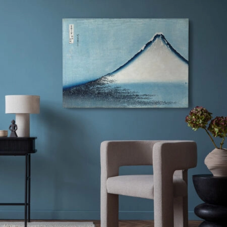 Πινακας σε καμβά HOKUSAI - THE BLUE FUJI