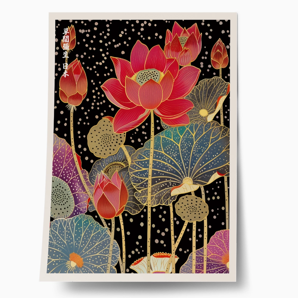 Πόστερ JAPANESE FLOWERS