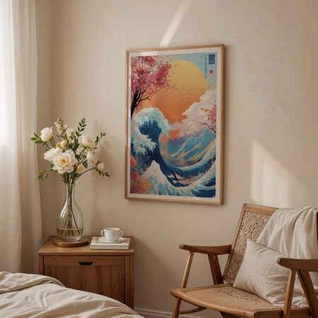 Πόστερ JAPANESE SPRING WAVE