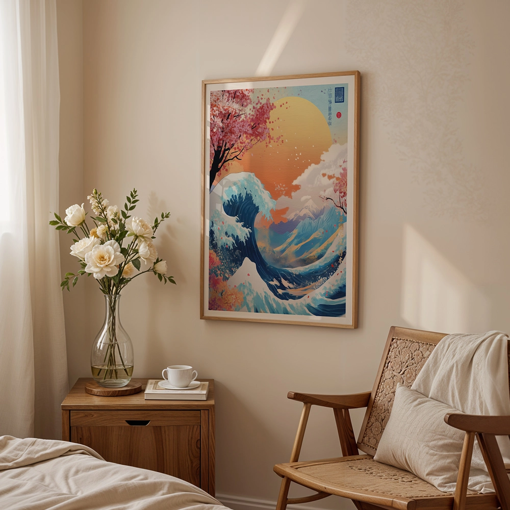 Πόστερ JAPANESE SPRING WAVE