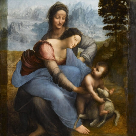 Πινακας σε καμβά LEONARDO DA VINCI - THE VIRGIN AND CHILD WITH SAINT ANNE - Leonardo Da Vinci Sticky 6