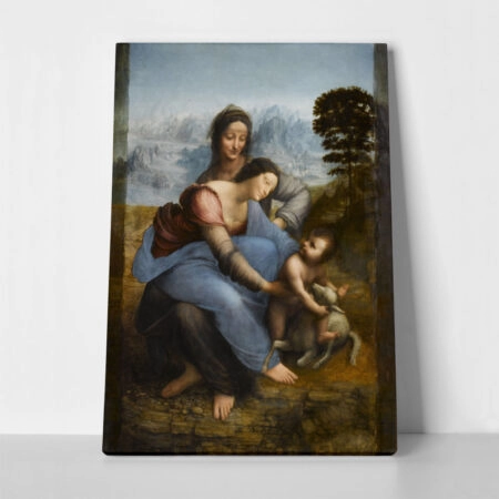 Πινακας σε καμβά LEONARDO DA VINCI - THE VIRGIN AND CHILD WITH SAINT ANNE - Leonardo Da Vinci Sticky 1