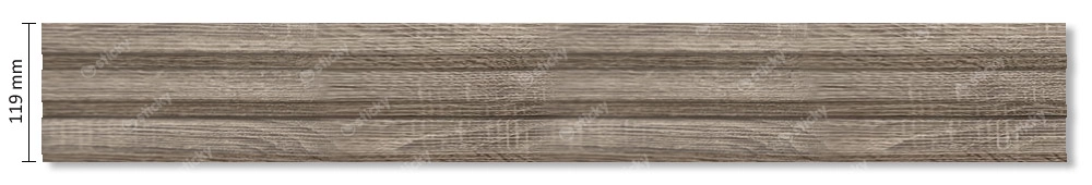 Διακοσμητικό MDF panel τοίχου με 3D πηχακια VINTAGE OAK 503040 BEAT ST πλατος 11.9cm x υψος 2.75m