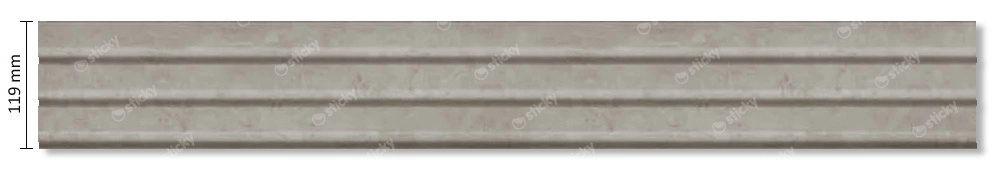 Διακοσμητικό MDF panel τοίχου με 3D πηχακια CHICAGO CONCRETE 504070 BEAT ST πλατος 11.9cm x υψος 2.75m