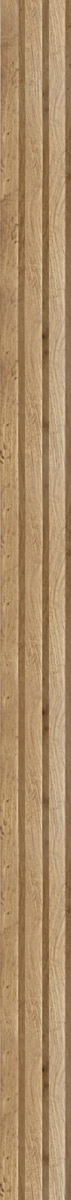 Διακοσμητικό MDF panel τοίχου με 3D πηχακια PECAN 508090 BEAT ST πλατος 11.9cm x υψος 2.75m