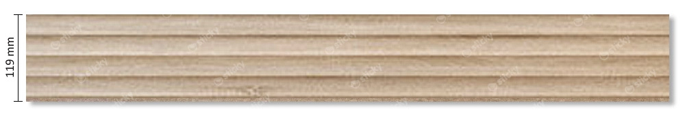 Διακοσμητικό MDF panel τοίχου με 3D πηχακια SONOMA OAK WAVE ST πλατος 11.9cm x υψος 2.75m