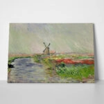 Πινακας σε καμβά MONET - CHAMPS DE TULIPES EN HALLANDE
