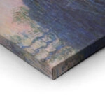 Πινακας σε καμβά MONET - SUNSET AT LAVACOURT, WINTER EFFECT