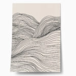 Πόστερ MOUNTAIN MINIMALIST LINES