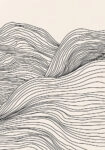 Πόστερ MOUNTAIN MINIMALIST LINES