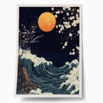 Πόστερ OCEAN AND FULL MOON