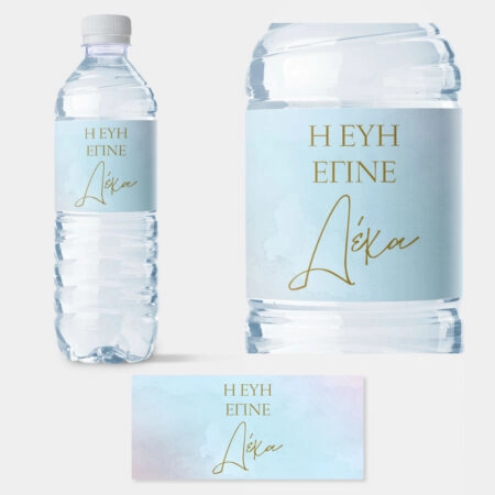 plastic bottle of clear water
