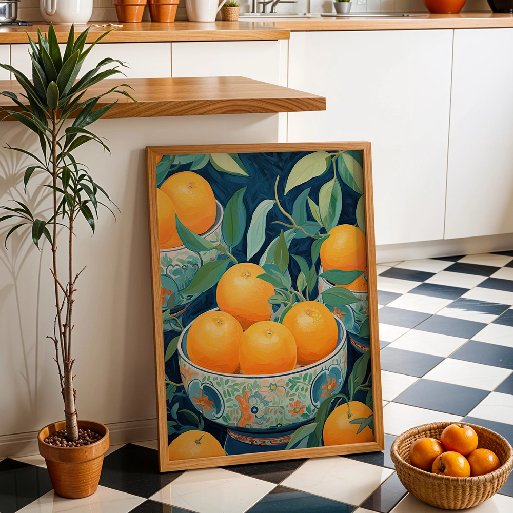 Πόστερ ORANGES IN BOWL