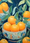 Πόστερ ORANGES IN BOWL