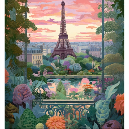 Πόστερ PARIS FANTASY - Πολεις - Χαρτες Sticky 2