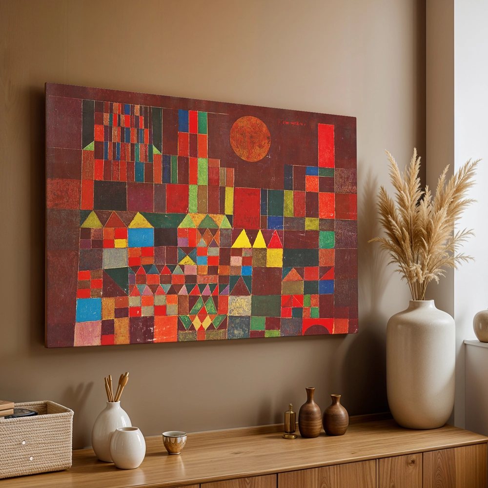 Πινακας σε καμβά PAUL KLEE - THE CASTLE IN THE SUN