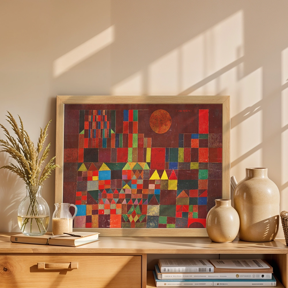 Πινακας σε καμβά PAUL KLEE - THE CASTLE IN THE SUN