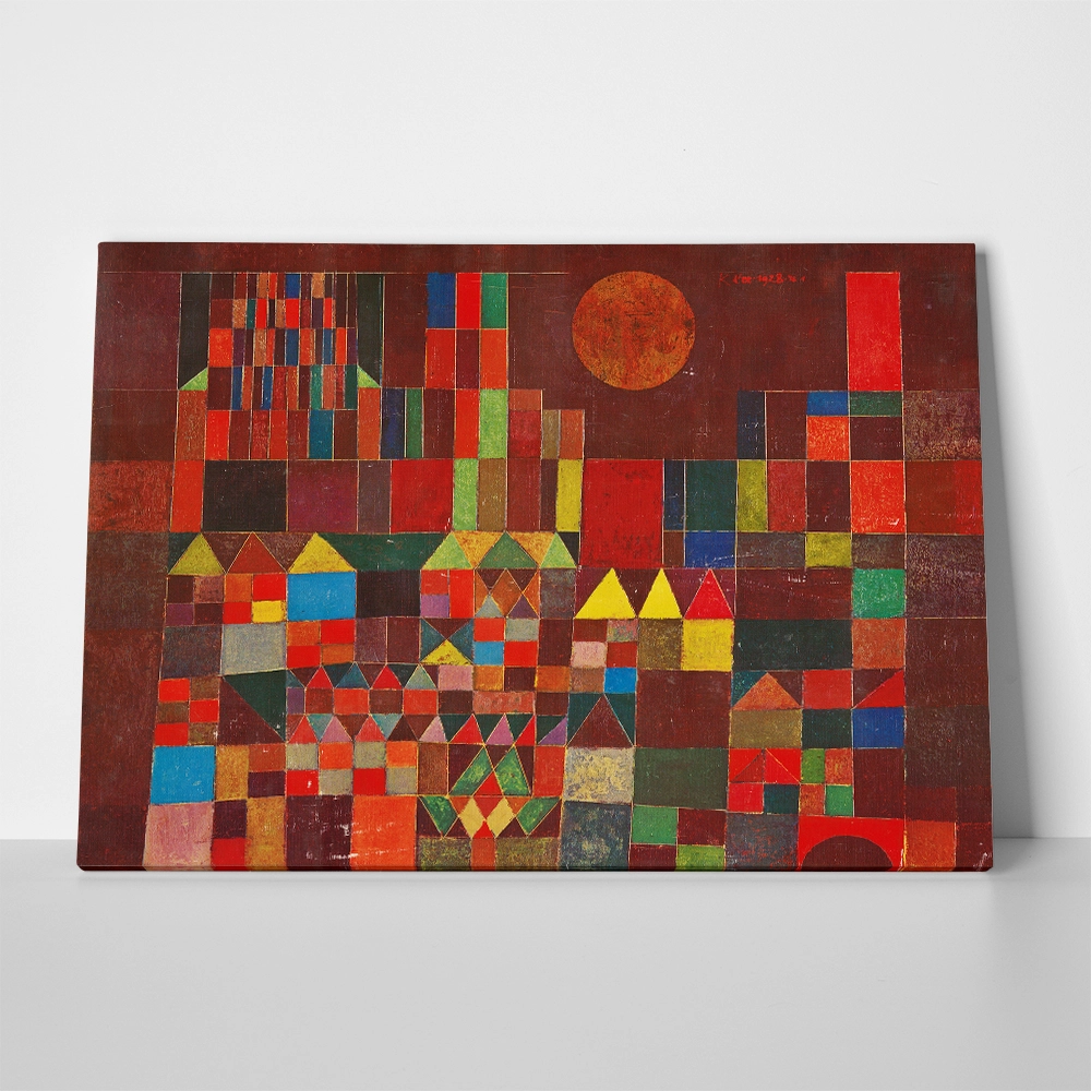 Πινακας σε καμβά PAUL KLEE - THE CASTLE IN THE SUN