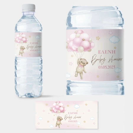 plastic bottle of clear water