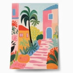 Πόστερ PALM TREES AND HOUSES