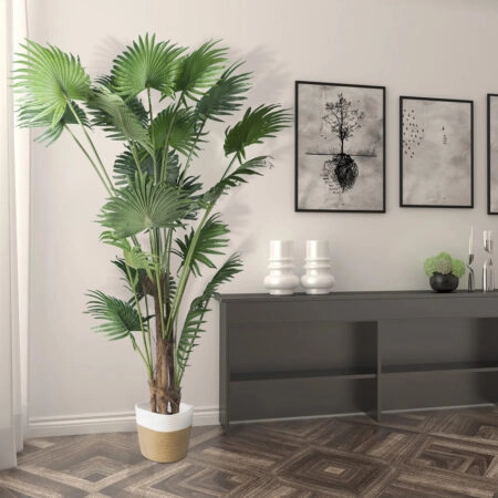 PALM TREE 20014 Τεχνητό Διακοσμητικό Φυτό Φοινικόδεντρο Βεντάλια Υ210cm - Τεχνητοι Φοινικες Sticky 4